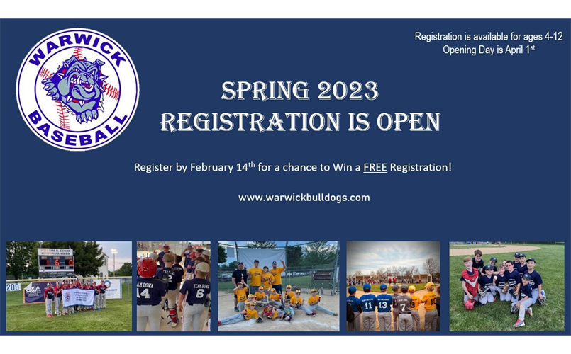 Spring Registration is Open! 
